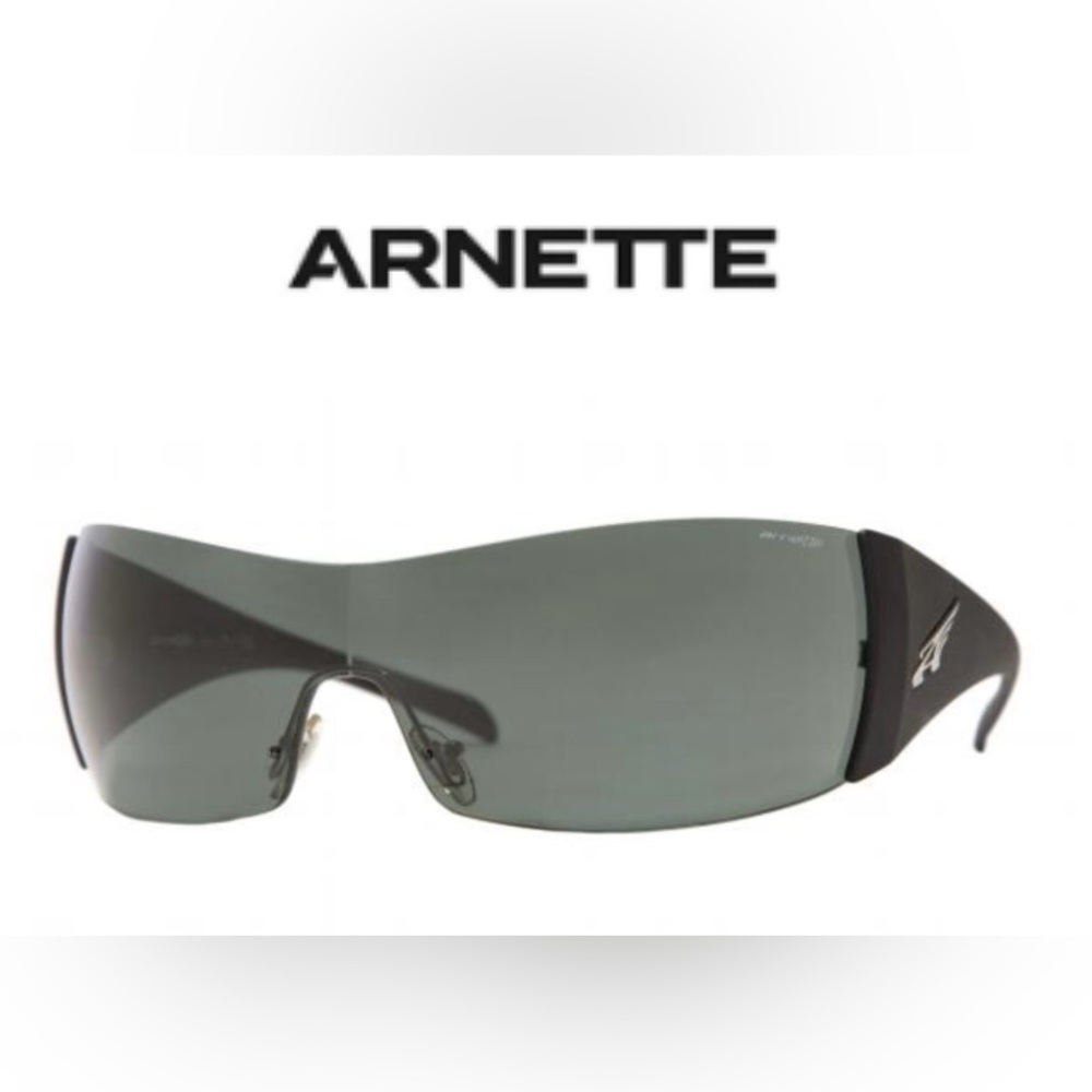 Arnette Aruba II Sunglasses 4104 41/87 Black w/ Black Lenses,Sz 01-40-125 EUC